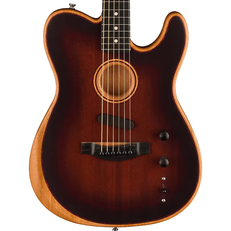 Fender American Acoustasonic Telecaster All-Mahogany | Reverb