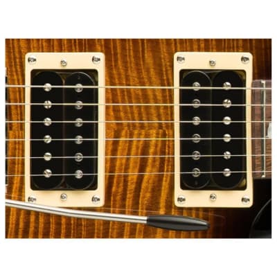 PRS SE Custom 24 Electric Guitar - Black Gold Sunburst image 5
