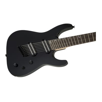 Jackson X Series Dinky Arch Top DKAF7 MS 7-String Multi Scale Electric Guitar with Poplar Body, Laurel Fingerboard, and 24 Jumbo Frets (Right-Handed, Gloss Black) image 5