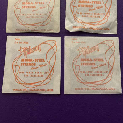 Vintage 1950s Gibson Guitar String Case Candy for 58 Les Paul SG 1961 ES-335 330 lot of 4 image 1