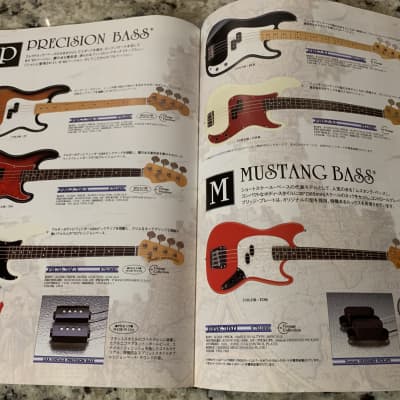 Fender Guitar Catalog Japanese 1999 | Reverb