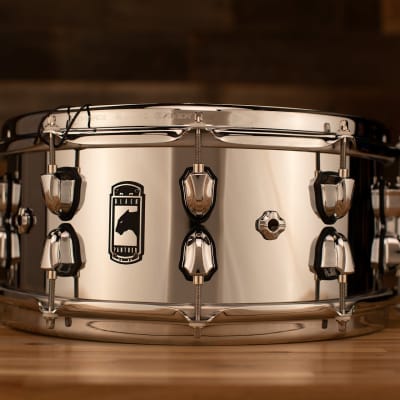 MAPEX BLACK PANTHER CYRUS 14 X 6 1.0MM SEAMED STEEL SNARE DRUM image 2