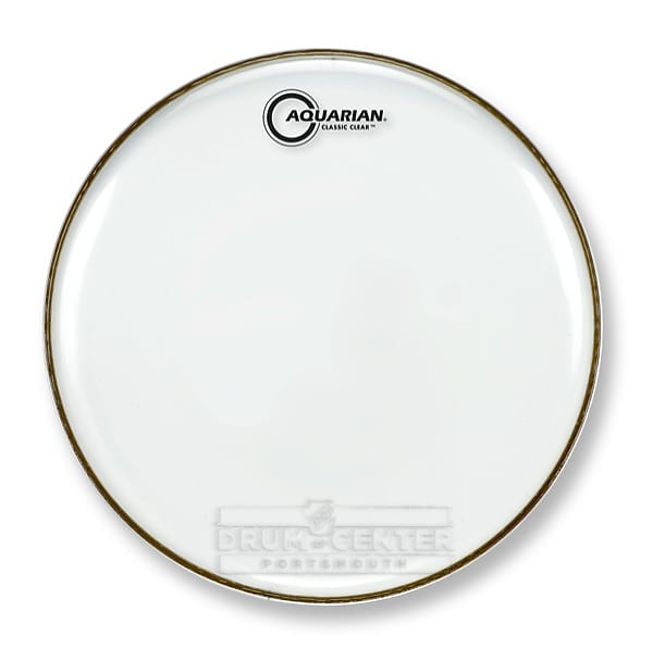 Aquarian Classic Clear Snare Side Drum Head 13" image 1