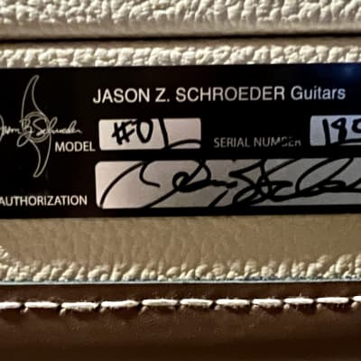Jason Z. Schroeder Edge Electric Guitar- USA Made-Ltd Edition image 15