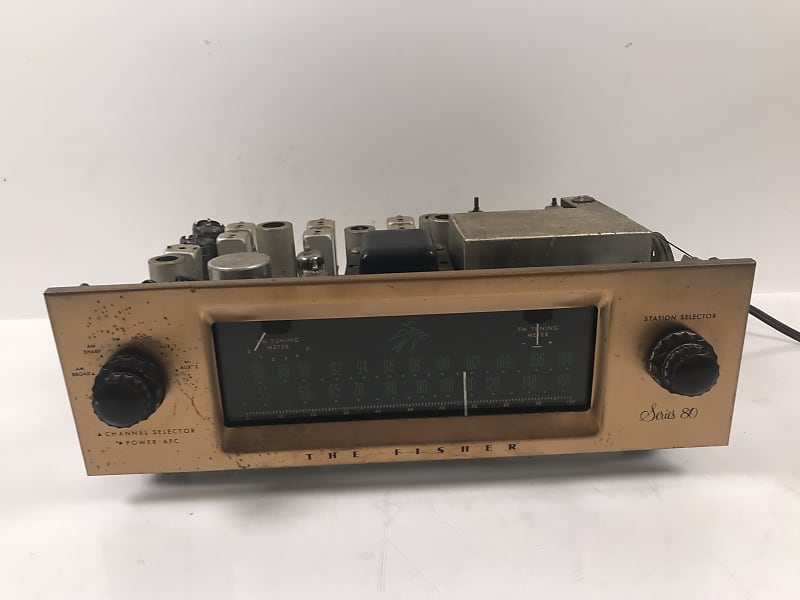 Fisher Model 80-R Series 80 Preamp-Tuner  			