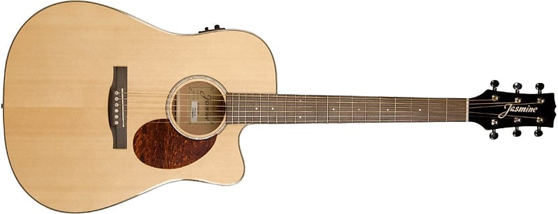 Jasmine JD37CE Solid Top Dreadnought Acoustic/Electric image 1