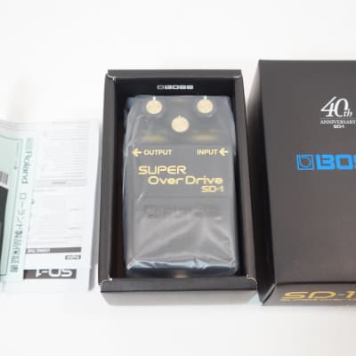 Boss SD-1 40th Anniversary Limited Edition Super Overdrive | Reverb