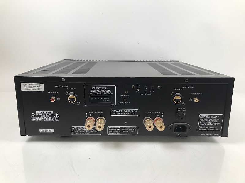 Rotel RB-1080 2 Channel 200W per channe Power Amplifier