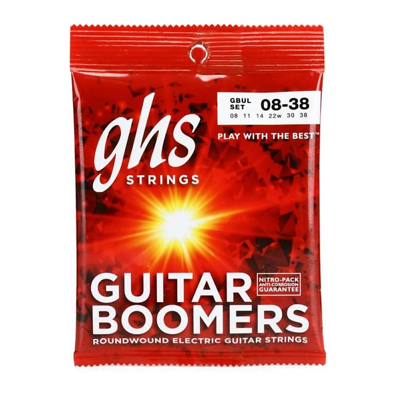 GHS GBUL Boomers Electric Guitar Strings - Ultra Light (8-38) image 1