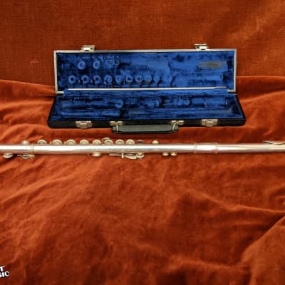 Gemeinhardt M3 Open-Hole Silver-Plated Vintage Flute c. 1970s w/ Case image 4