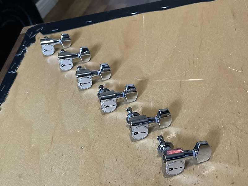 2019 MIM Charvel Pro Mod 2H Chrome Tuners Tuning Pegs 6 In | Reverb UK