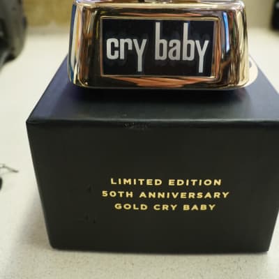 Dunlop GCB95G 50th Anniversary Cry Baby Wah 2017 - 2019 - Gold image 2