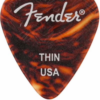 Genuine Fender Wavelength 351 Guitar Picks (6 Pack) THIN, SHELL image 4