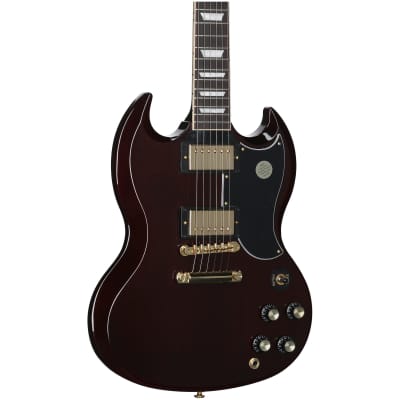 Gibson Exclusive SG Standard '61 Electric Guitar (with Case), Aged Cherry, Blemished image 3