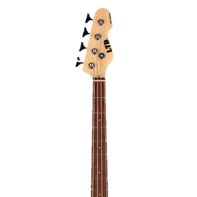 ESP LTD AP-204 Bass Guitar - Dark Metallic Purple image 5
