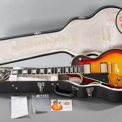 2004 Left-Handed Gibson Custom Shop '68 Reissue Les Paul Custom Figured Tri Burst ~Video~ image 1