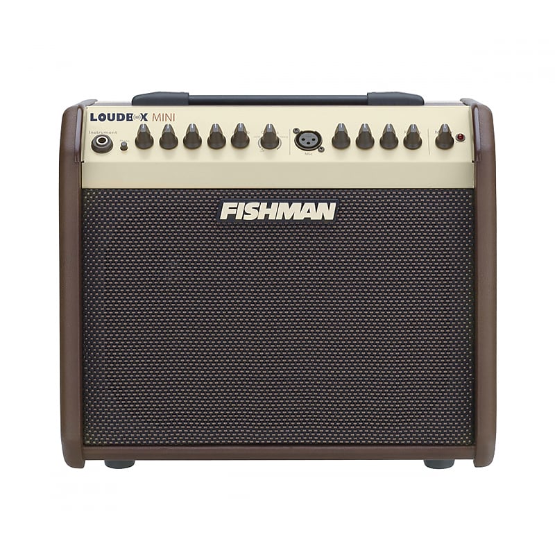 Fishman Loudbox Mini with Bluetooth 2-Channel 60-Watt 1x6.5" Acoustic Guitar Amp Brown image 1