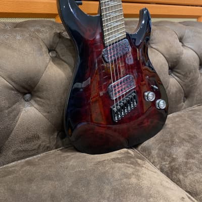 Schecter Omen Elite-7 Multiscale 2022 - Present - Black Cherry Burst image 2