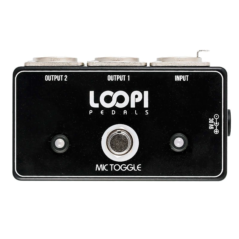 Loopi Pedals Microphone A/B "Talkback" Pedal Reverb