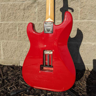 Charvel Model 3 HSS with Rosewood Fretboard 1980s - Red image 4
