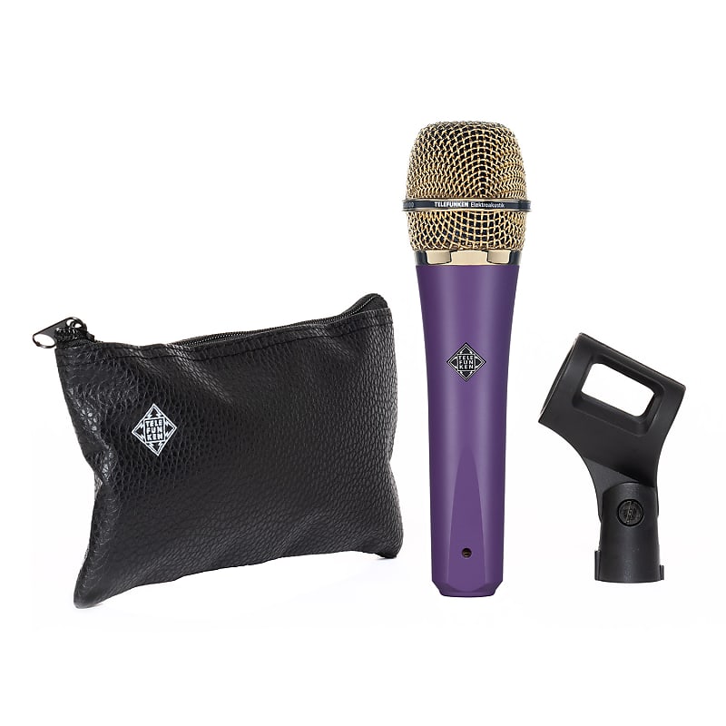 Telefunken M80 Dynamic Microphone - Purple with Gold Grill | Reverb