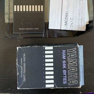 Yamaha MCD64 Memory Card RAM 64K Bytes | eBay