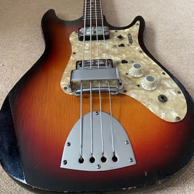 Egmond  Electric Bass  1960's Sunburst image 19