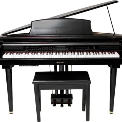 High Gloss Black Piano Bench For Mdg 300 image 1