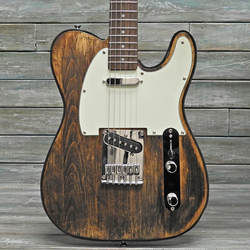 Squier Telecaster Sidewinder Guitar Works Mod 2023 - Brown | Reverb