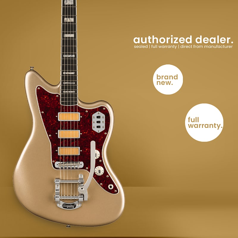 Fender Gold Foil Jazzmaster - Shoreline Gold - Electric Guitar