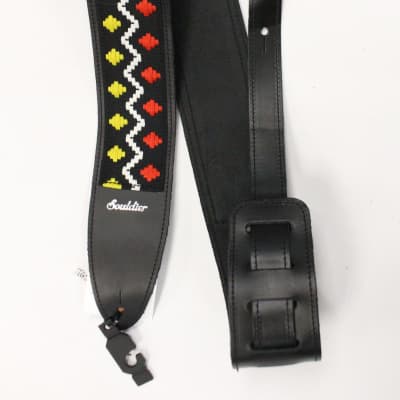 Guitar Belt Strap - Malaga - Purple & Black – Tourance