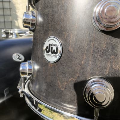DW Collector's Series 3pc Drum Kit 13/16/24 Black Ebony Satin image 2