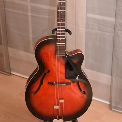 Framus  Sorella 5/59 Black Rose - 1972 german vintage Archtop Jazz guitar gitarre image 2