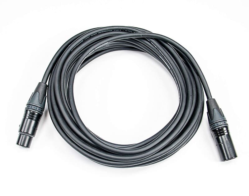 Elite Core Premium Studio-Grade Microphone Cable | Braided Shield, Quad Construction | Neutrik Connectors | Hand Soldered | 20' ft | CSM4-NN-20 image 1