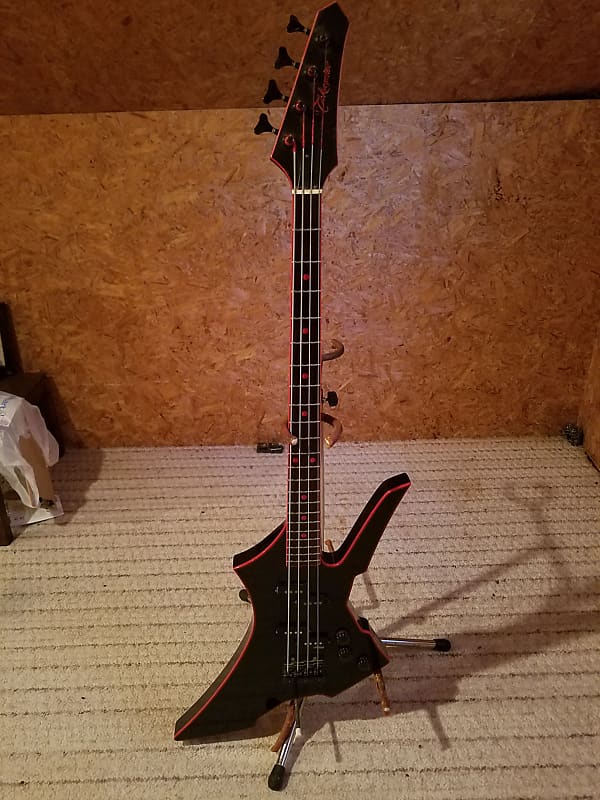 Takamine GB400 1985 Gloss black with red binding | Reverb