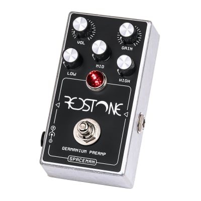 Spaceman Redstone Silver Preamp Overdrive Guitar or Bass image 1