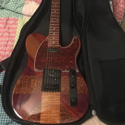 Kopp's Custom Guitars Telecaster  2018 Purple Heart, Paduke, Lacewood, Mahogany image 7