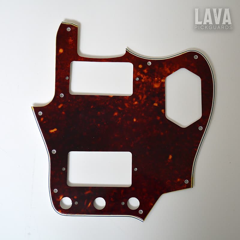 Lava Pickguards Kurt Cobain Fender Jaguar replica Pickguard Reverb