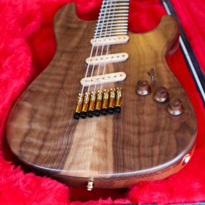 GB Liuteria Boutique guitar Petra 7 string fanned fibonacci series inspiration design 2022 - Matt for sale