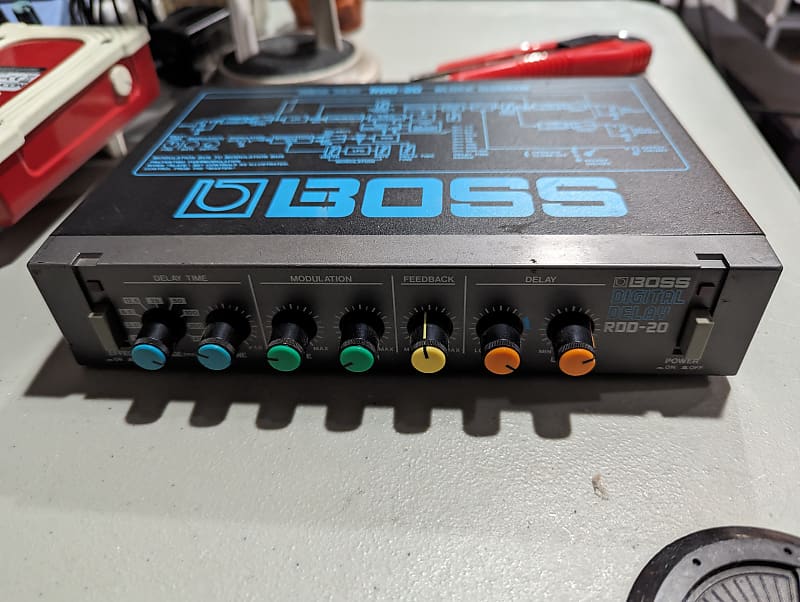 Boss RDD-20 Micro Rack Series Digital Delay 1980s - Black