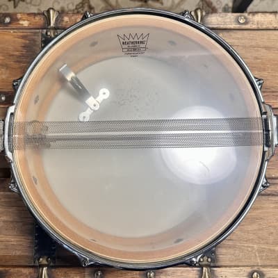 Premier Royal Ace 5,5" x 14" Vintage Snare Drum - Light Blue Pearl image 7