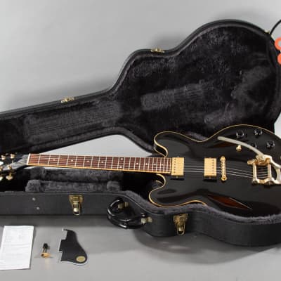 2006 Gibson Memphis ES-335 Diamond Bigsby Black Pearl for sale