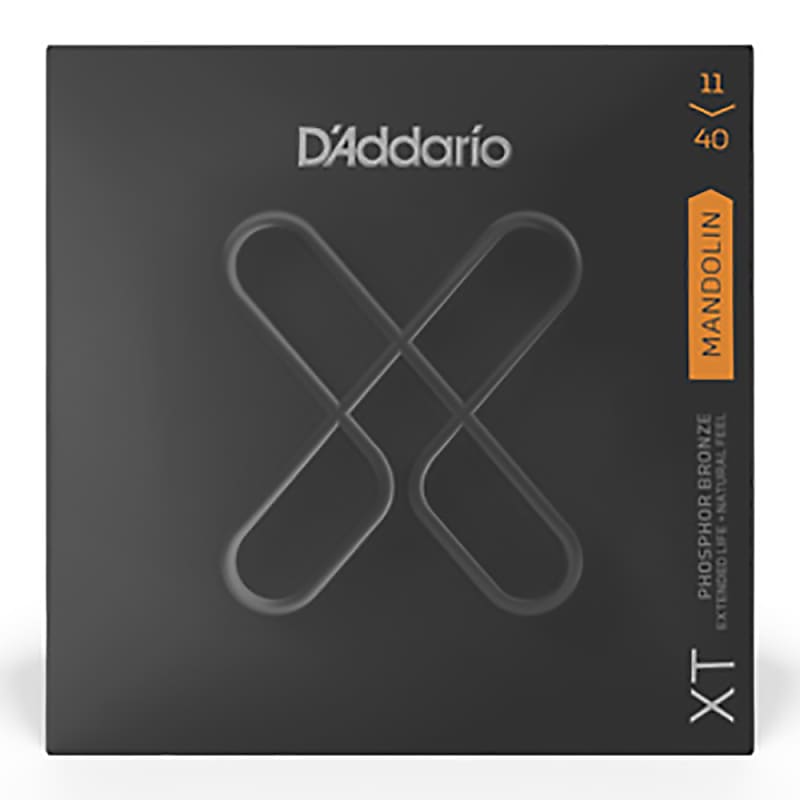 D'Addario XTM1140 XT Series Mandolin Strings, Phosphor Bronze, 11-40 image 1