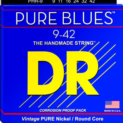 DR Pure Blues Vintage Pure Nickel/Round Core 9-42 PHR-9  9 11 16 24 32 42 image 1