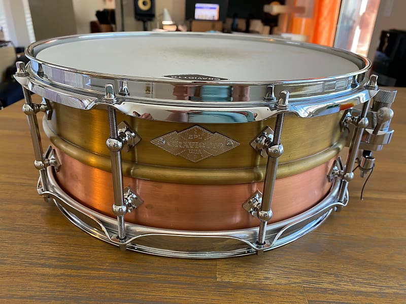 Craviotto SPL Brass/Copper Snare Drum Unkown - Brass / Copper | Reverb