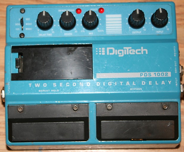 1980s Digitech PDS1002 Digital Delay Guitar Effect Pedal Works Great Clean  Nice