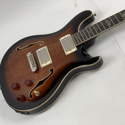 PRS Paul Reed Smith SE Hollowbody II Piezo Electric Guitar Black Gold Burst + PRS Hard Case BRAND NEW image 10