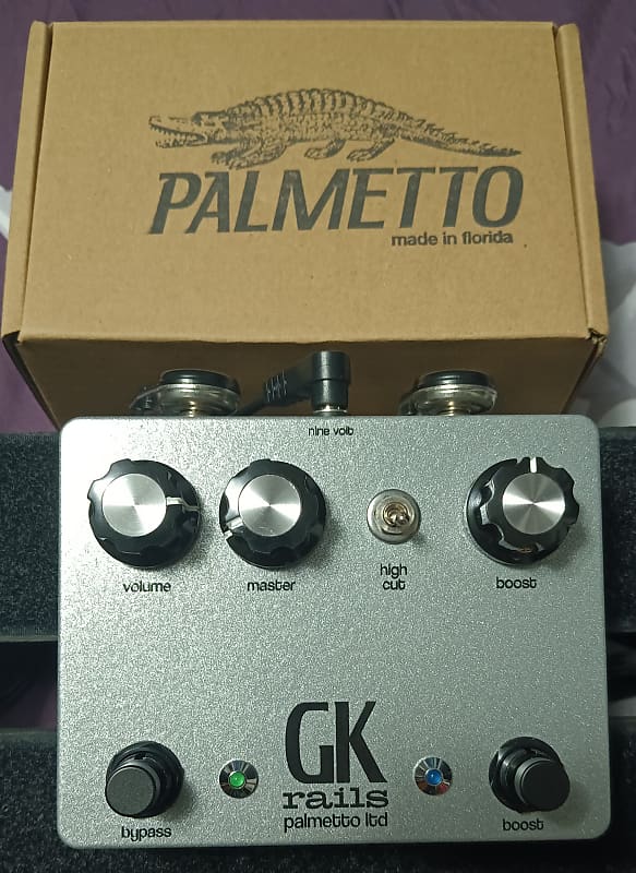 Palmetto GK Rails 800rb amp sim pedal 2023 Silver Reverb