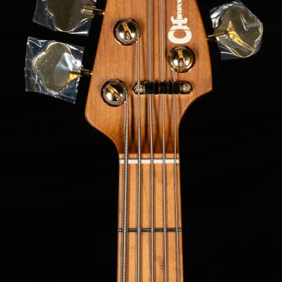 Charvel Pro-Mod San Dimas Bass JJ V Caramelized Maple Fingerboard Candy Apple Red Bass Guitar - MC210116-9.80 lbs image 5