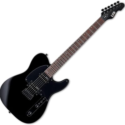 ESP Ltd TE-200 Electric Guitar, Black image 1